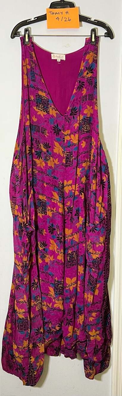 Kantha Bae Silk Erin Jumpsuit OS
